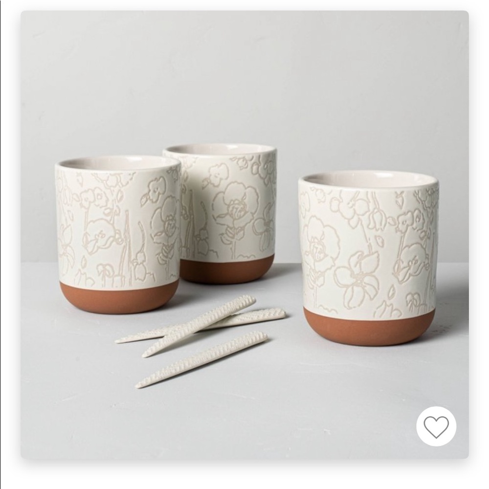 Hearth and Hand Ceramic Planter Set